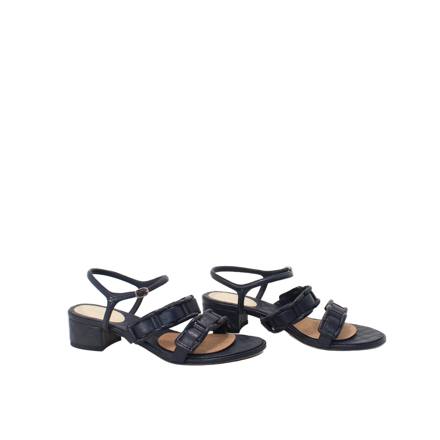 Chanel leather sandals 38.5