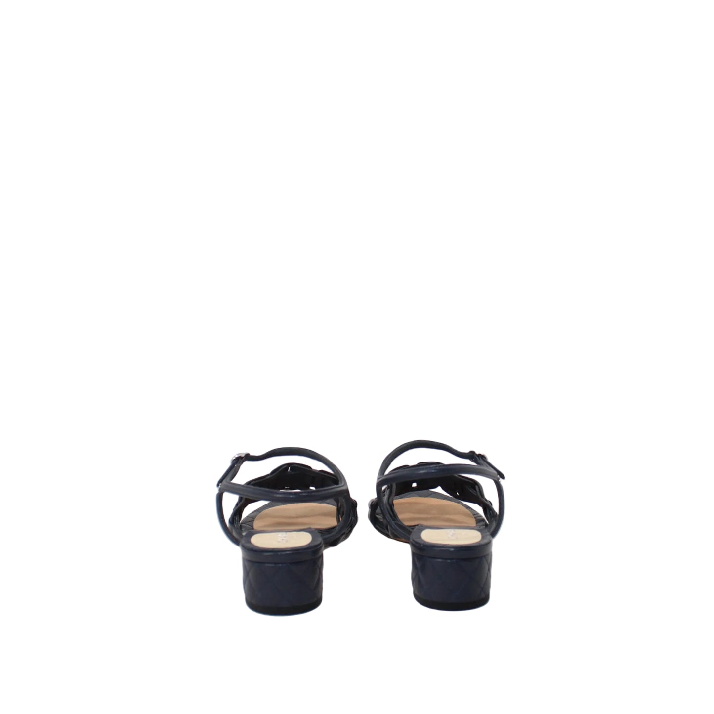 Chanel leather sandals 38.5