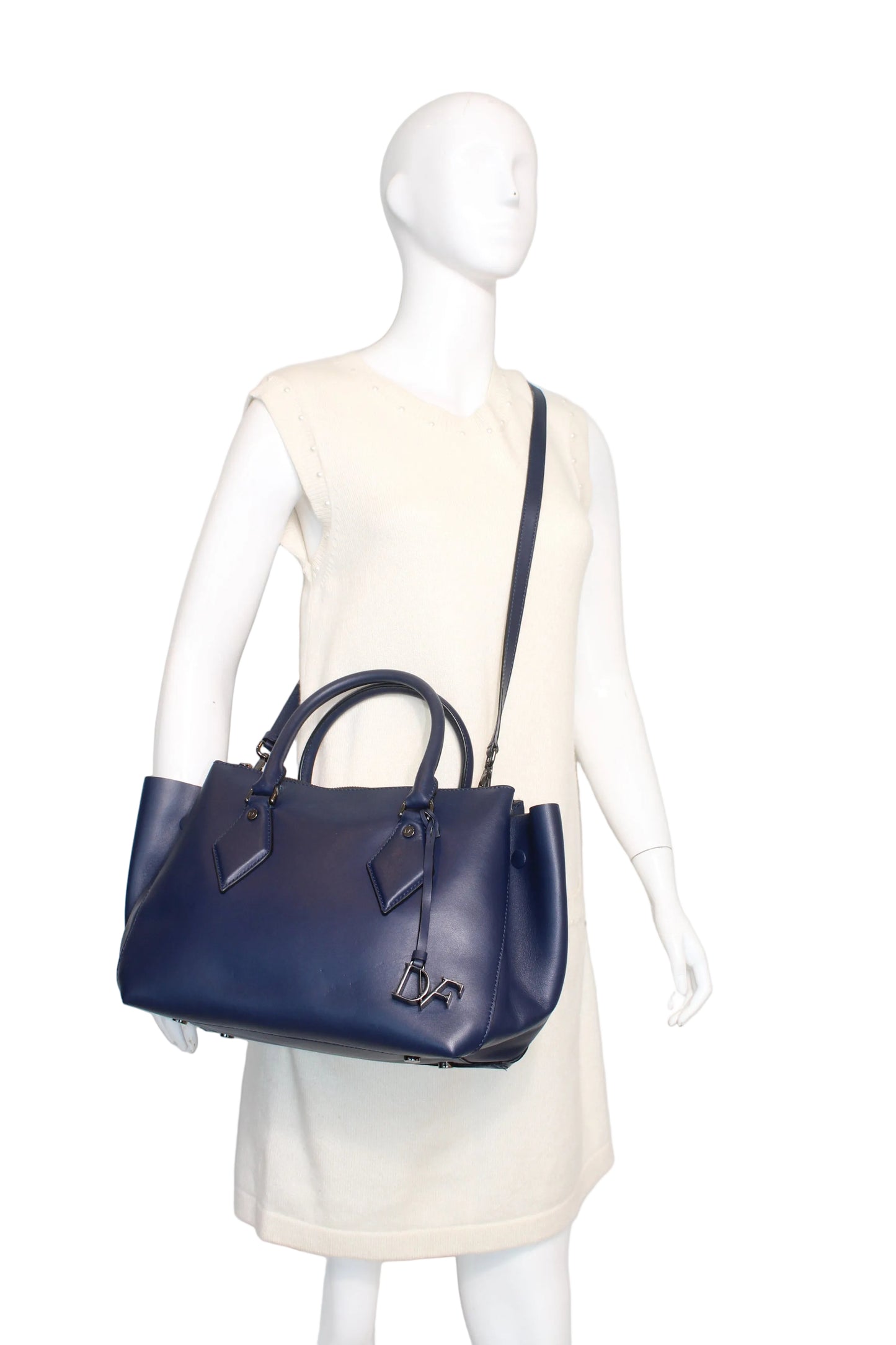 Diane von Furstenberg Leather Top Handle Bag