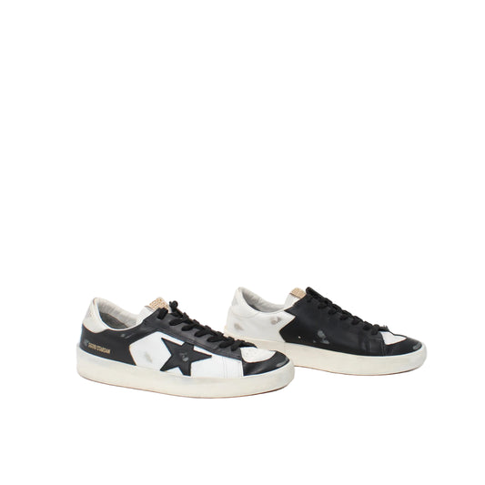 Golden Goose Leather Graphic Print Sneakers 43