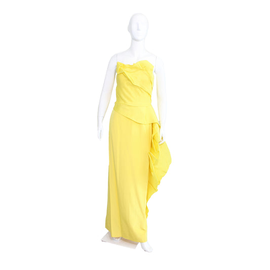 Rubin Singer Yellow Dress Talla 6