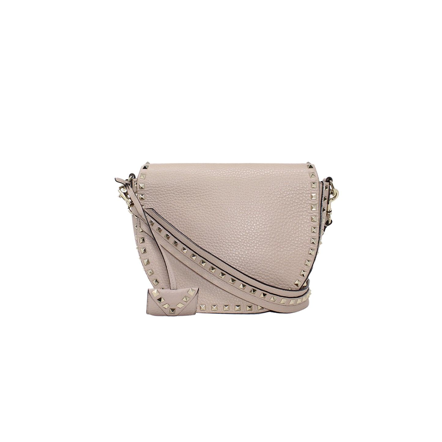 Valentino  grained leather Rockstud Crossbody Bag  with dustbag