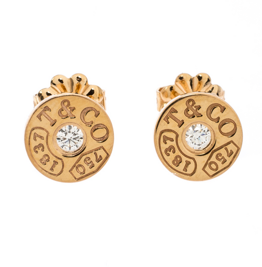 Tiffany Circle Stud earrings