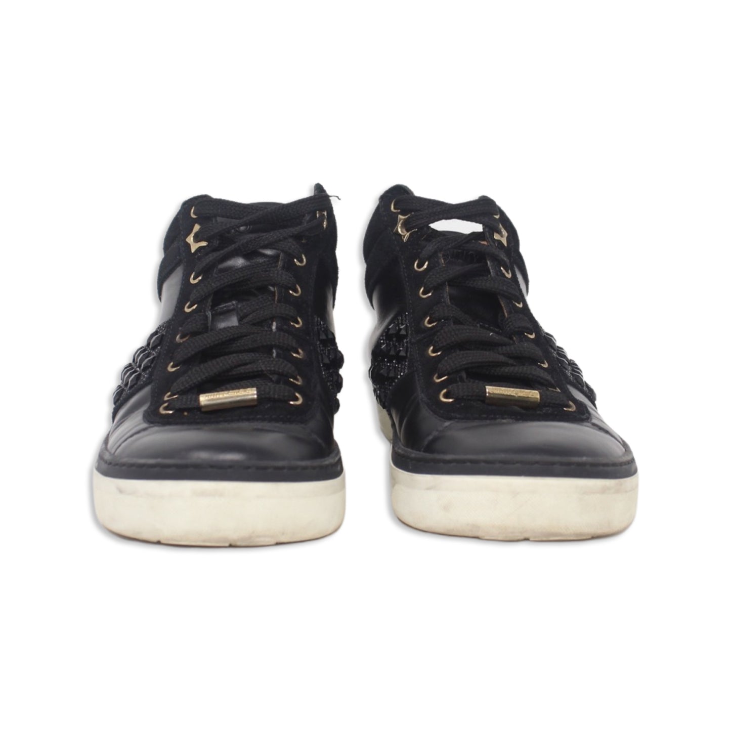 Jimmy Choo Osaka Glitter & Leather sneaker  Talla 38
