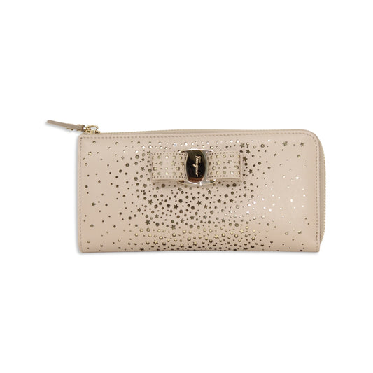 Ferragamo Miss Vara Bow Zip Wallet