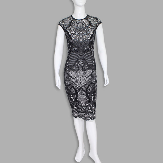 Alexander Mcqueen Midi Length Dress Talla M