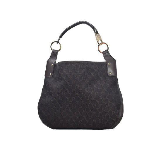 Gucci Brown Gg Canvas Shoulder Bag