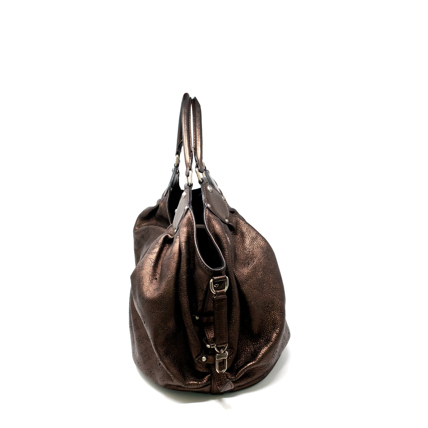 Louis Vuitton Metallic Mordore Monogram Mahina Leather XL Bag