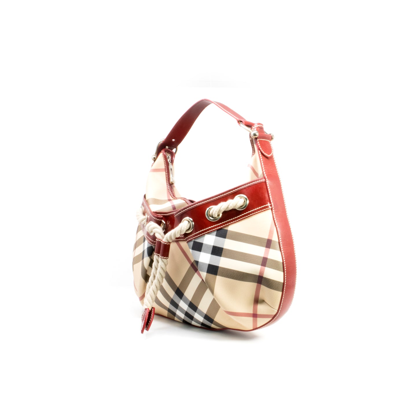 Burberry Check String Bag