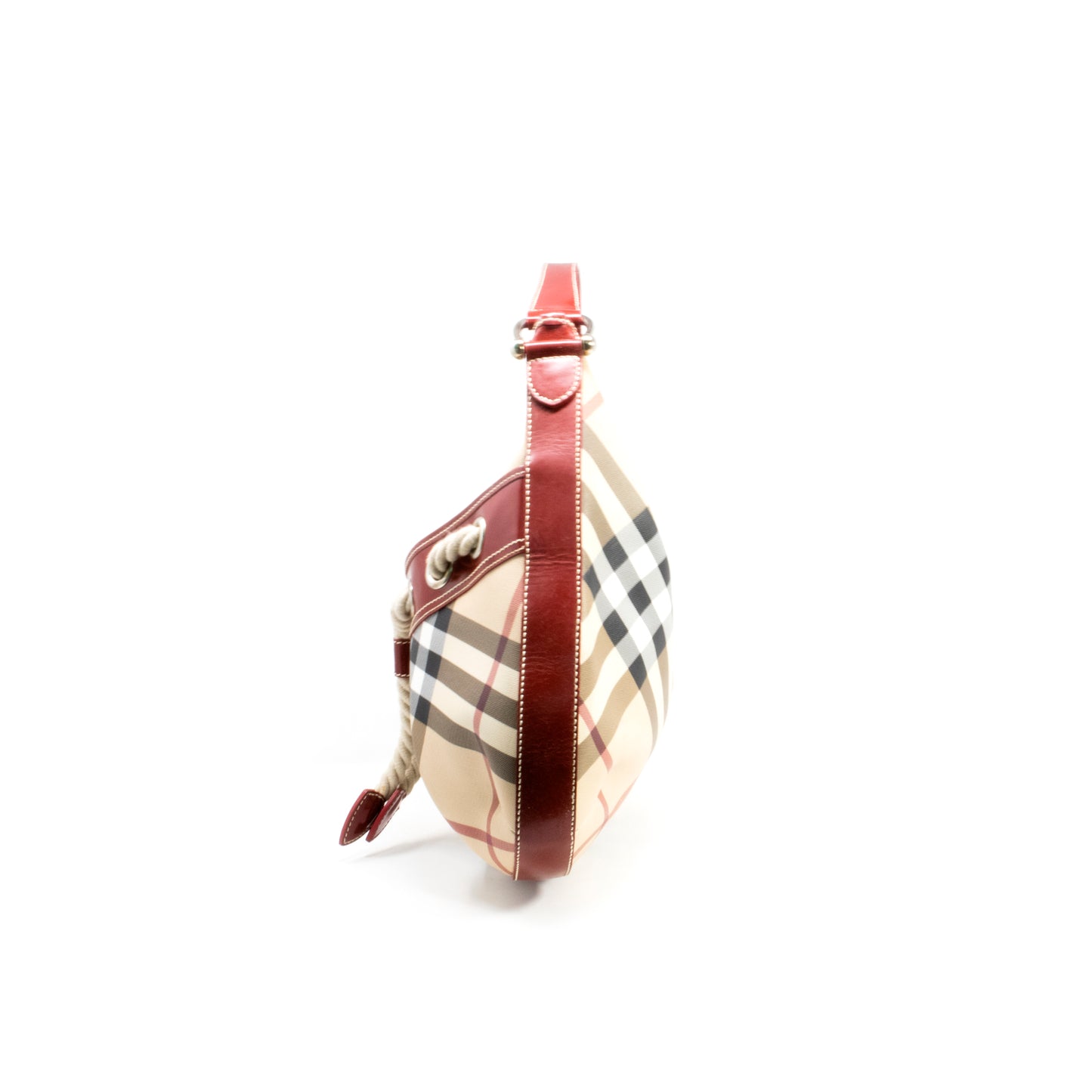 Burberry Check String Bag