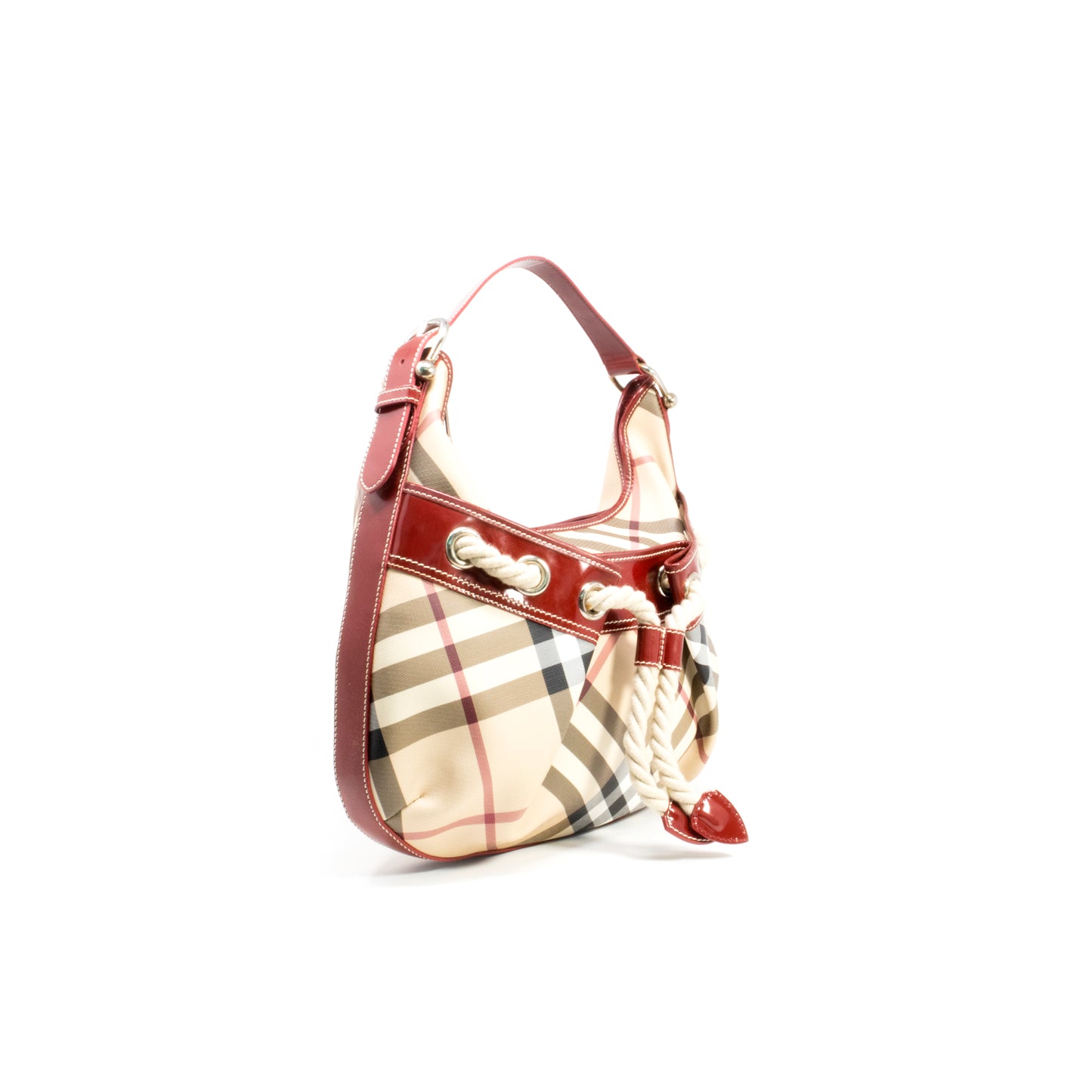 Burberry Check String Bag