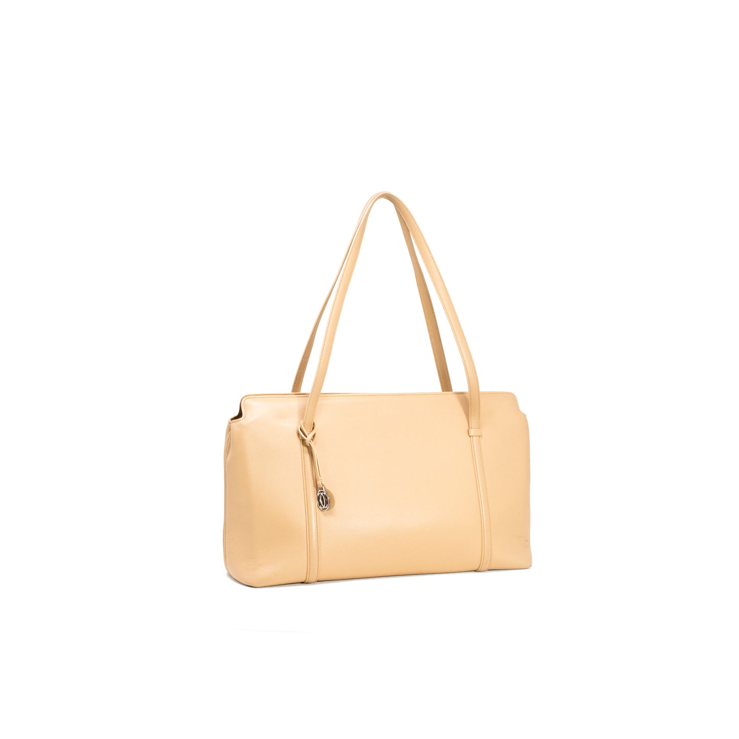 Cartier Grained Leather Shoulder Bag