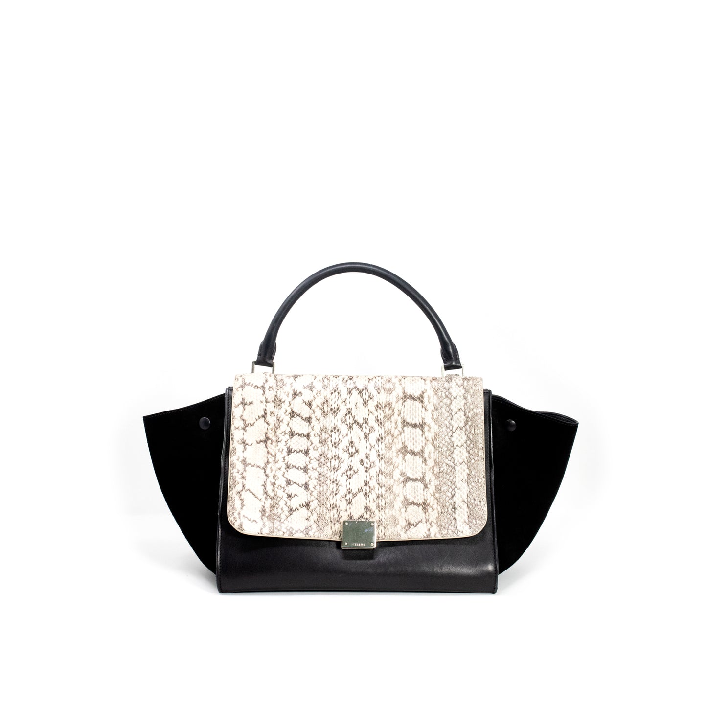 Celine Small Python Trapeze Bag