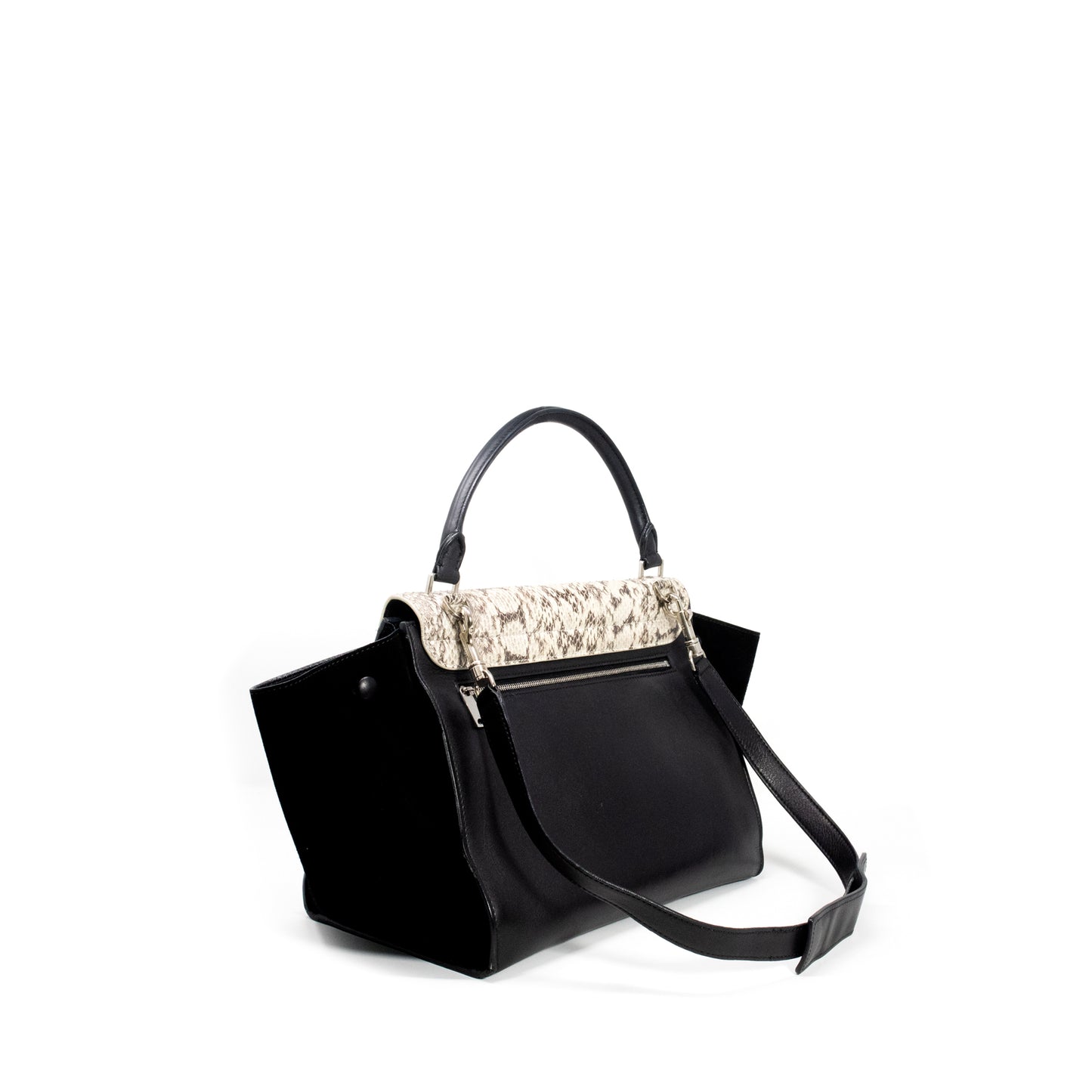 Celine Small Python Trapeze Bag