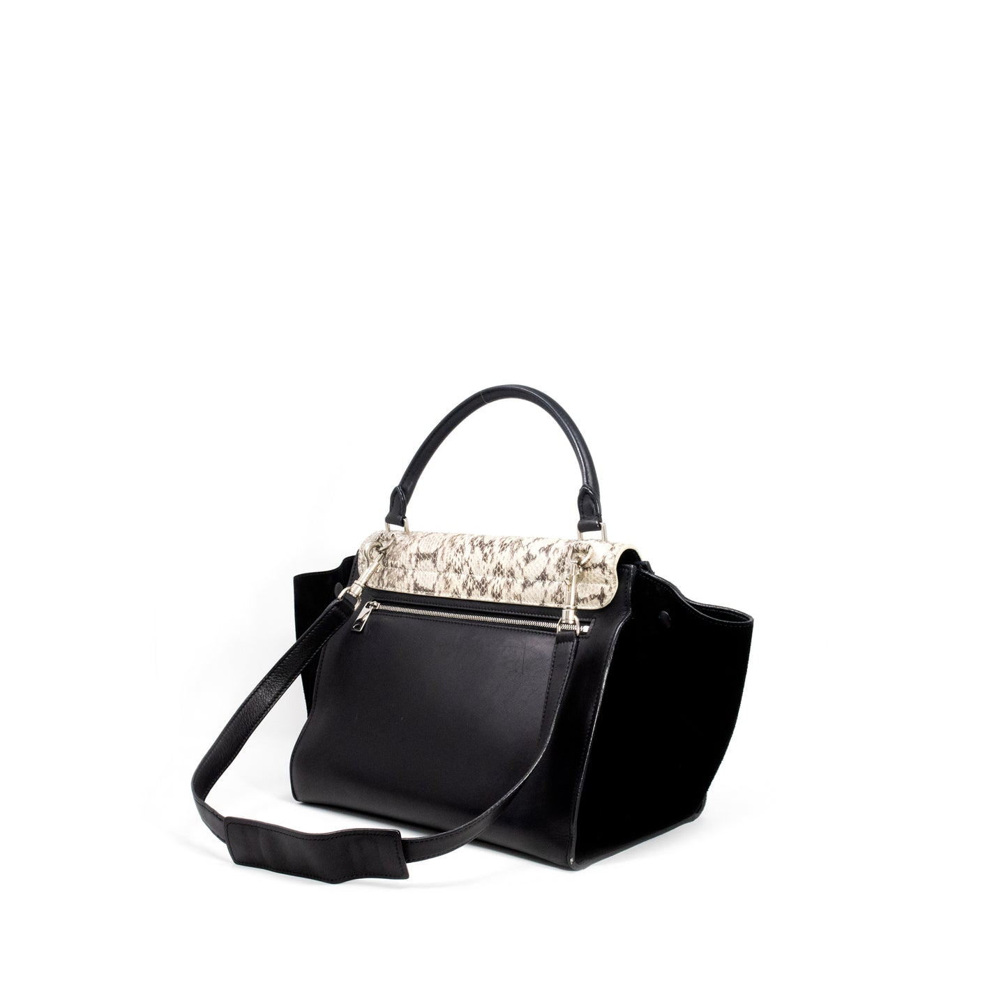 Celine Small Python Trapeze Bag