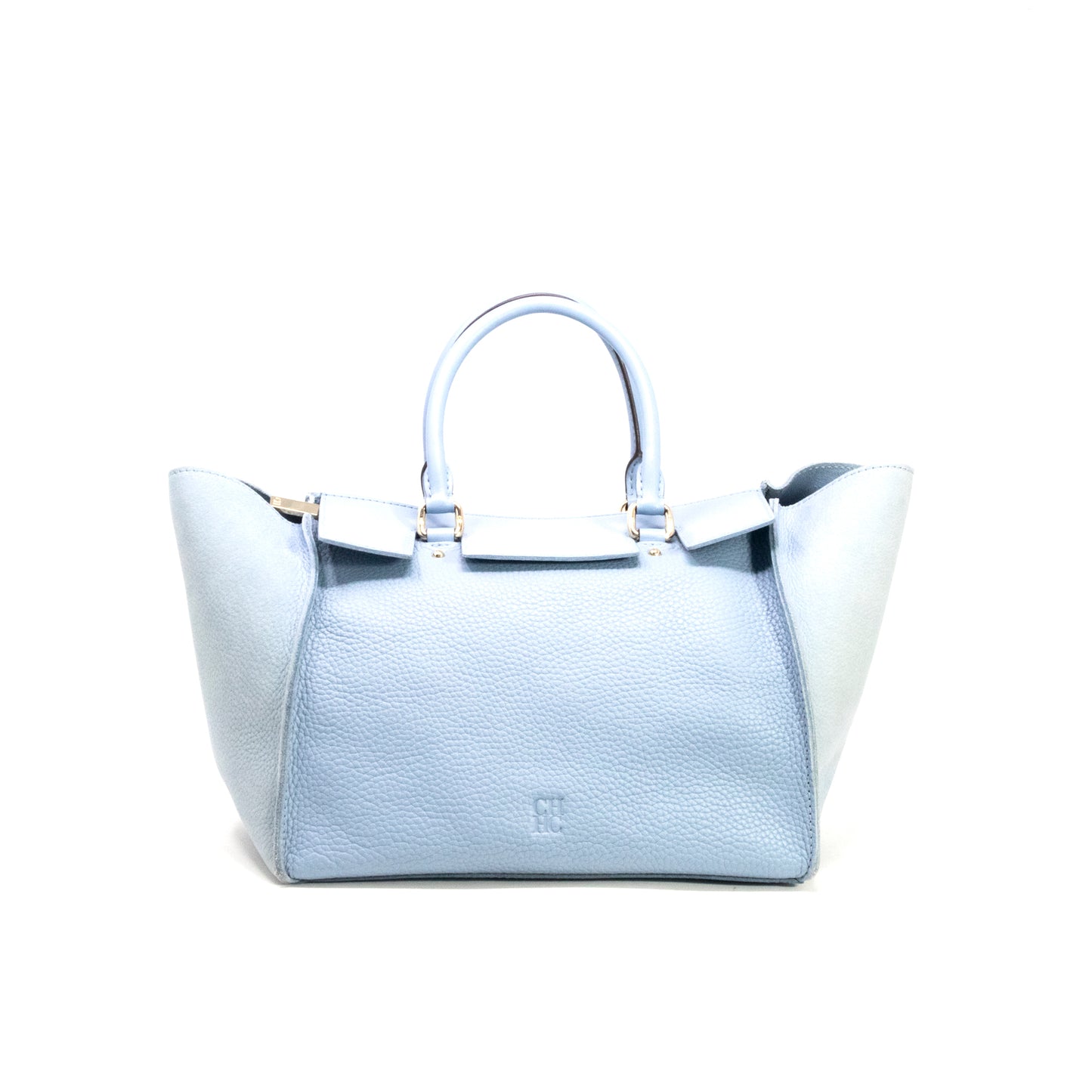 Carolina Herrera Grained Leather Tote