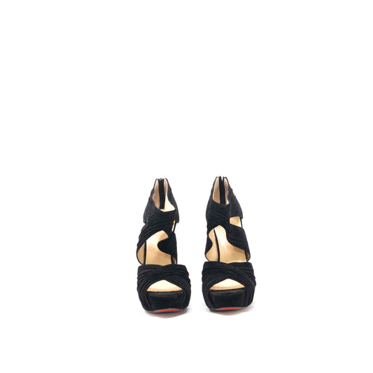 Christian Louboutin Suede Bandra Sandals - T. 38