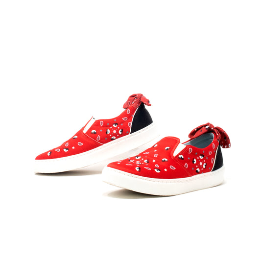 Chiara Ferragni Paisley Print Bow Sneakers Talla 39