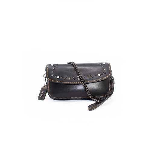 Coach Clutch With Shoulder Chain With Dustbag