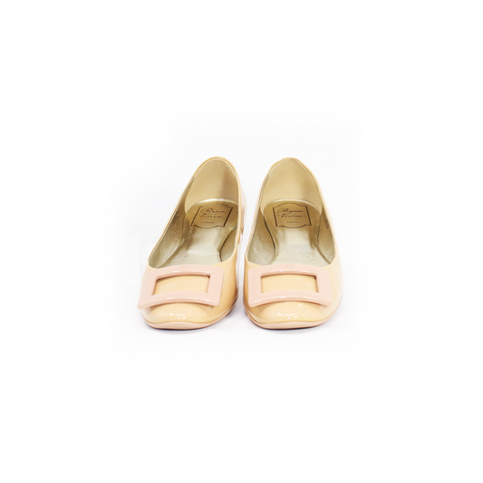 Roger Vivier Patent Leather Ballet Flats Talla 39 With Dustbag