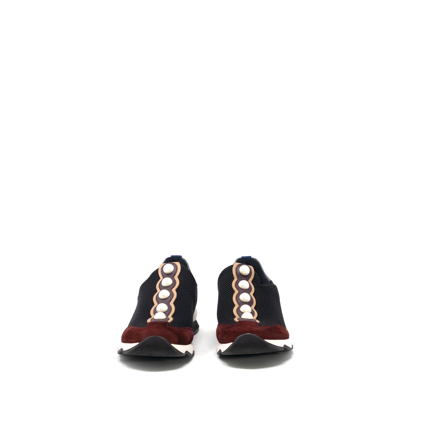 Fendi pearl sneakers hotsell