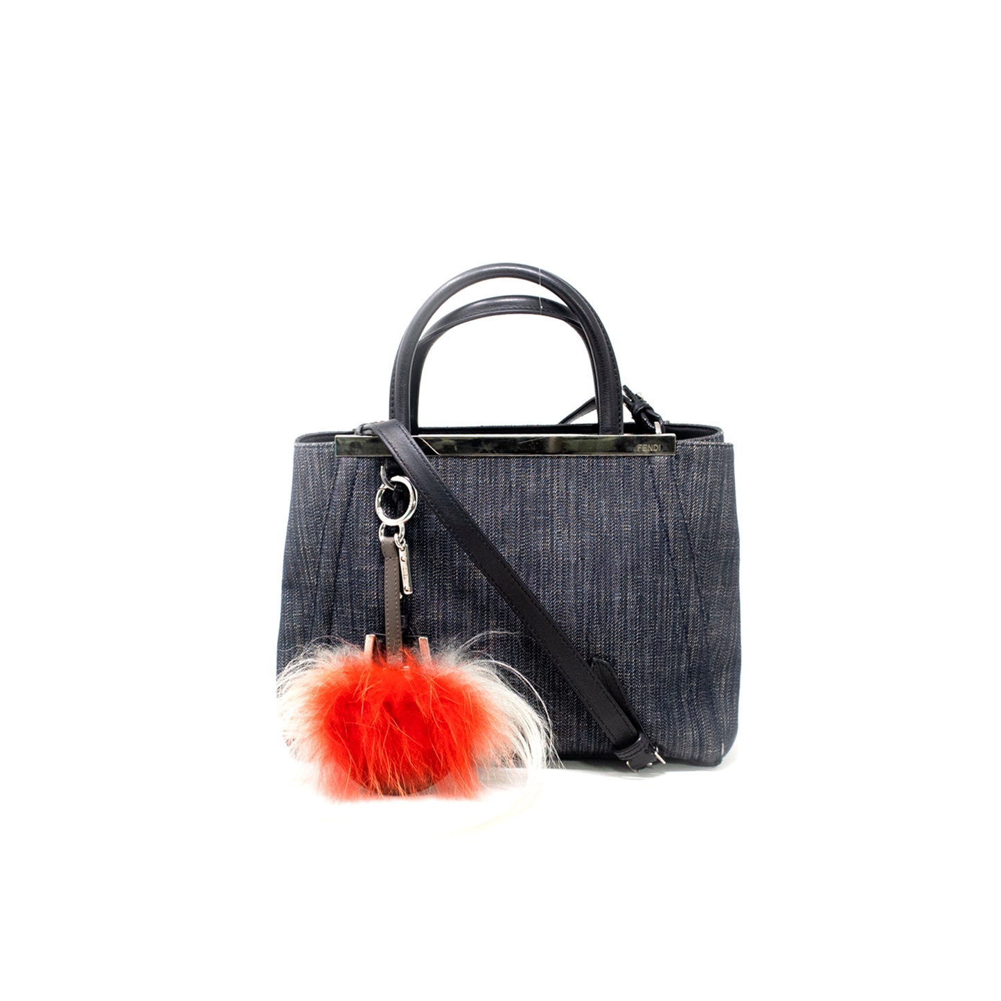 Fendi Blue Denim Petite Sac 2jours