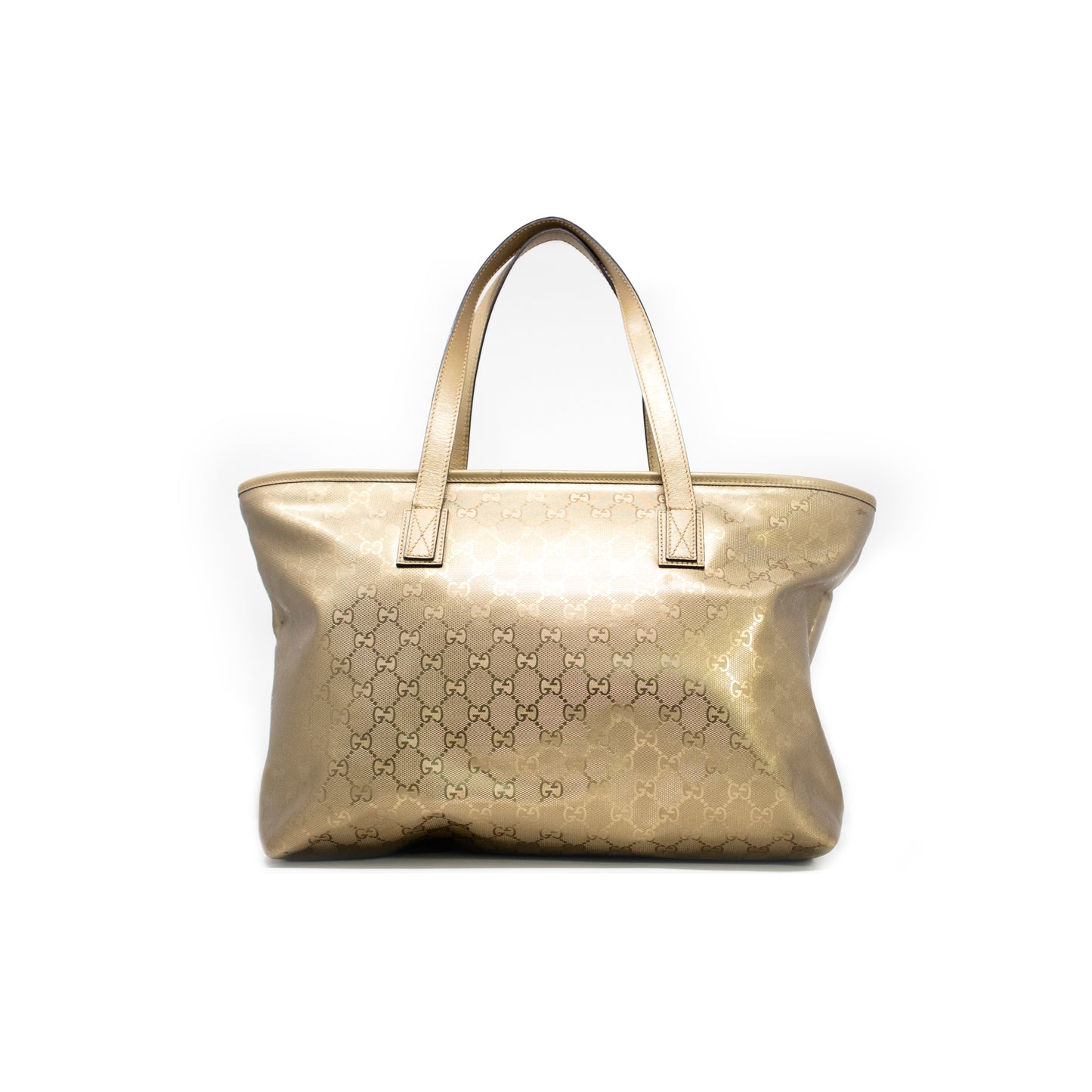 Gucci Gold Gg Tote Bag