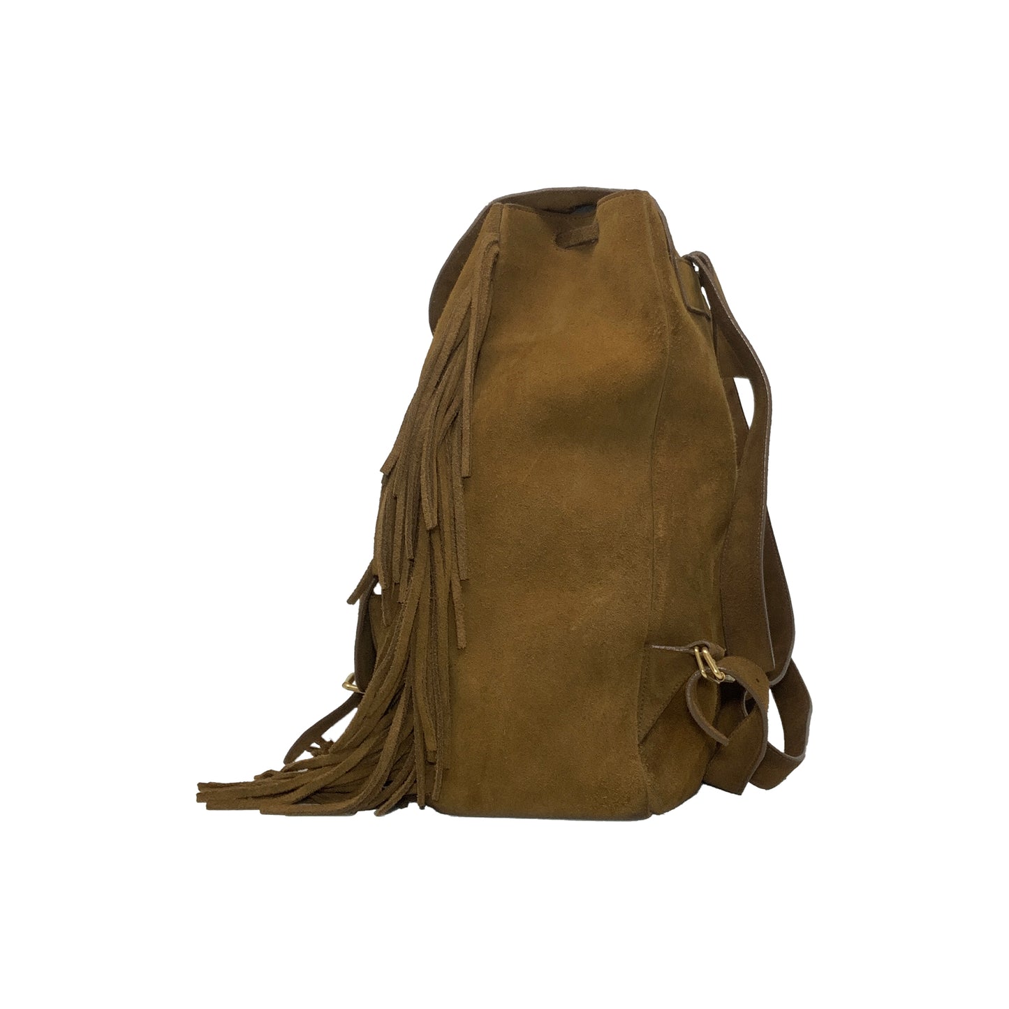 Yves Saint-Laurent Suede Fringe Festival Backpack Bag