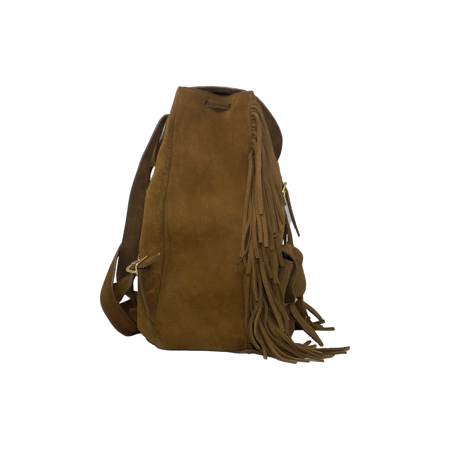 Yves Saint-Laurent Suede Fringe Festival Backpack Bag