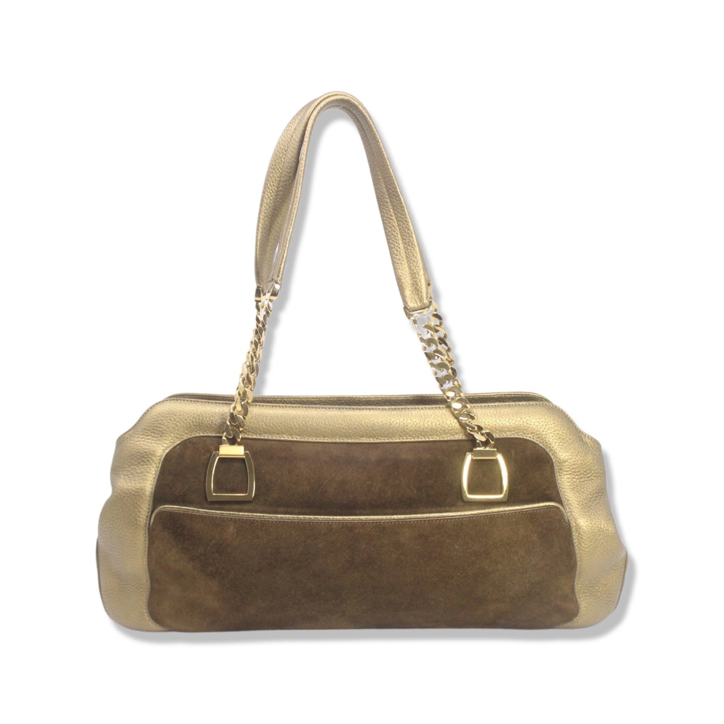 Cartier Ladonya Chain Gold Leather  Tote