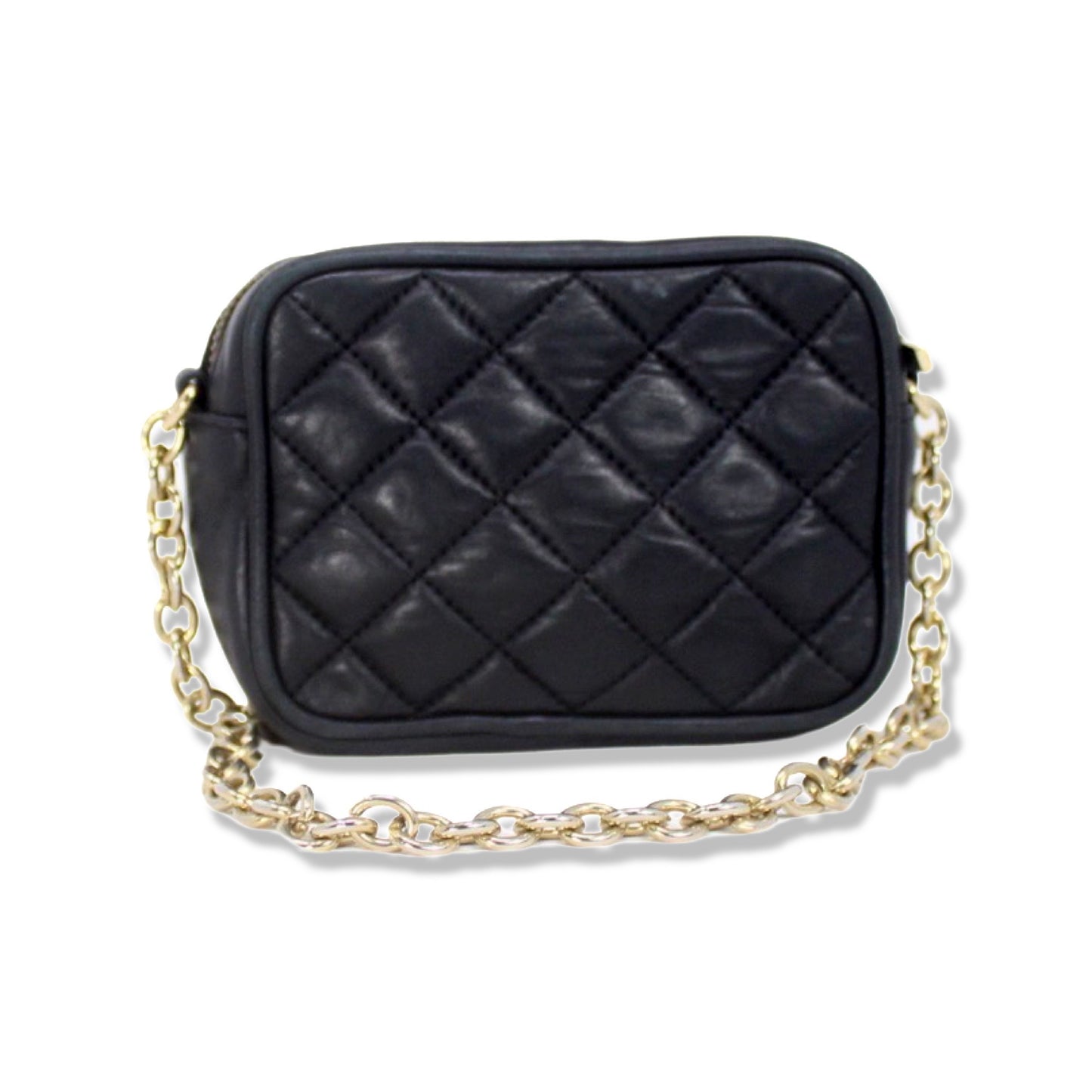 Carolina Herrera Crossbody Quilted Leather Mini Bag  With Dustbag