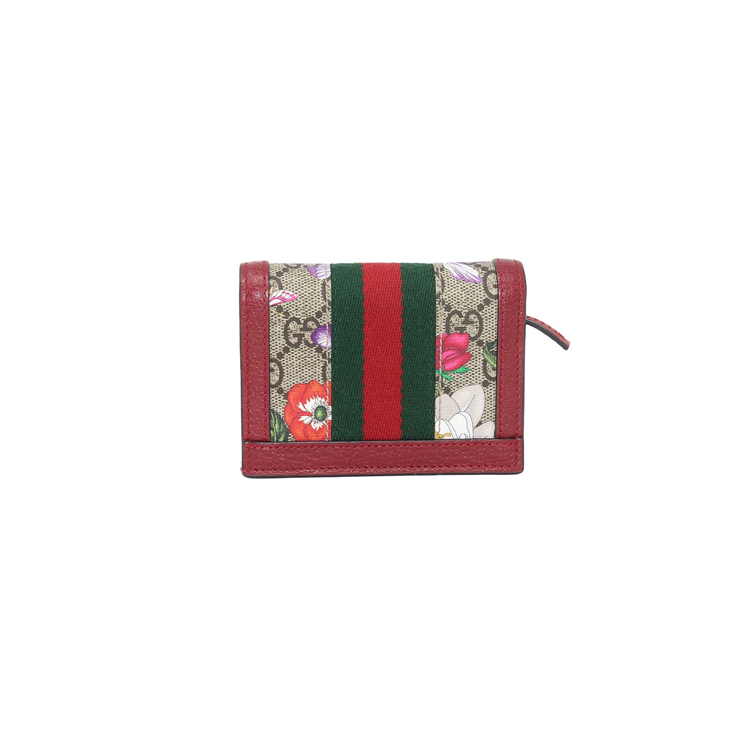 Gucci Flora GG Mini Wallet with dustbag and box