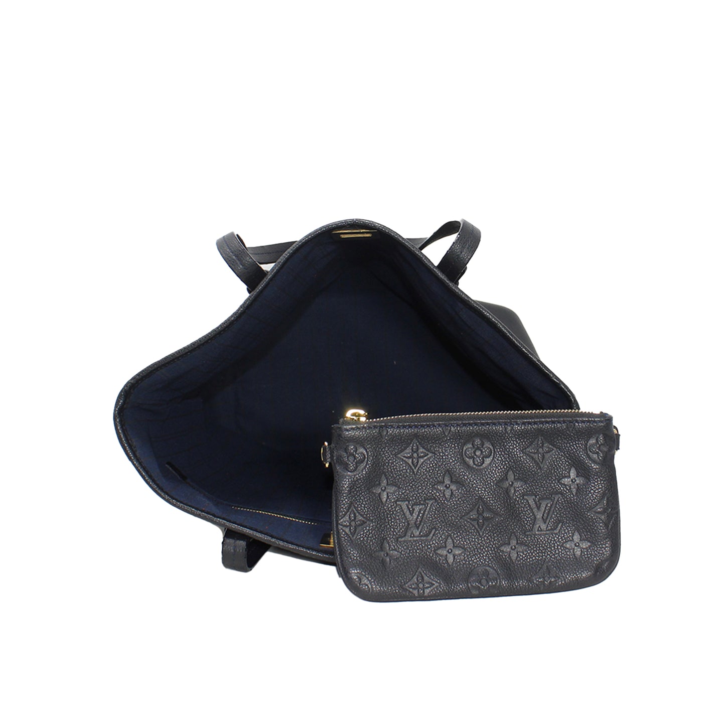 Louis Vuitton Monogram Empreinte Citadine PM  with long strap and interior zip pouch