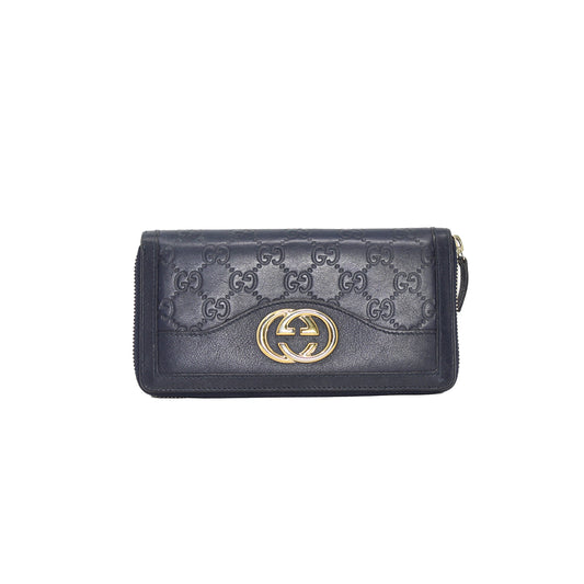 Gucci big Gg monogram Guccisima long wallet