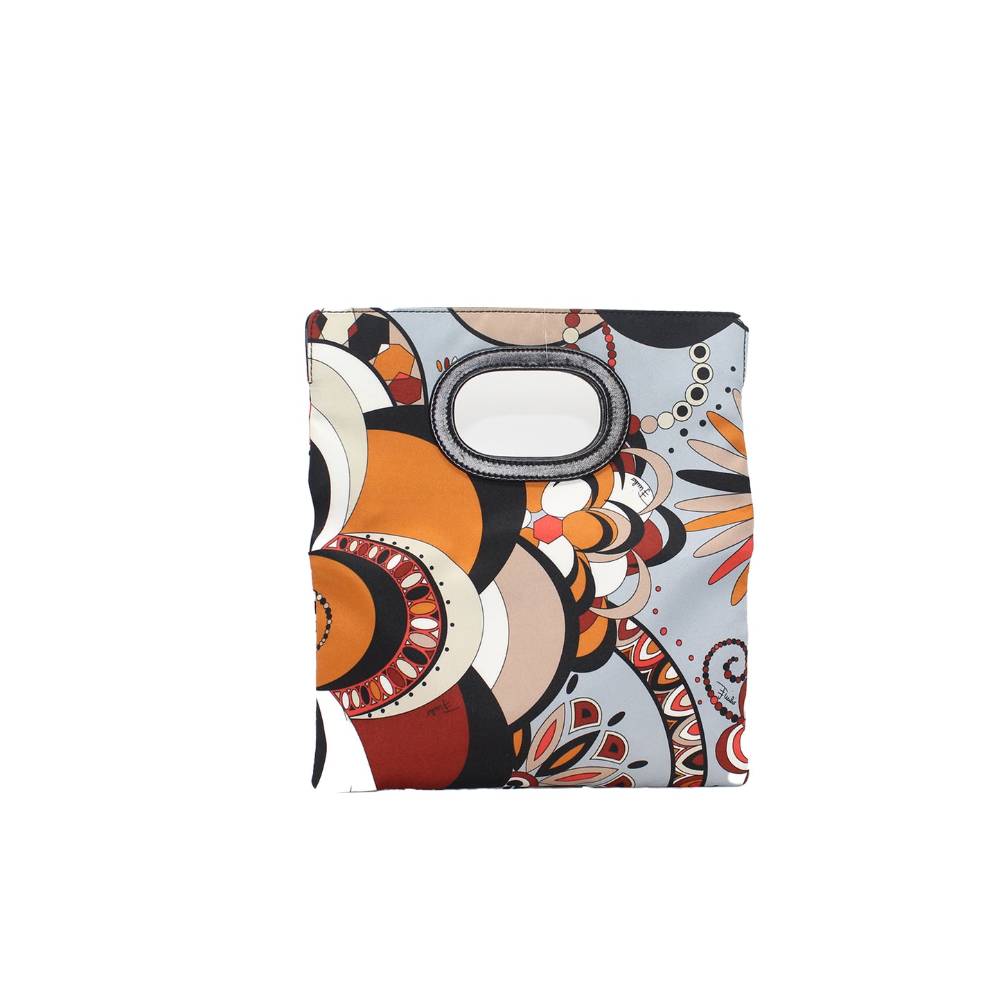 Pucci print clutch bag with dustbag