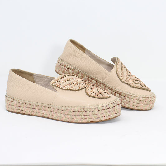 Sophia Webster  Bibi Butterfly leather espadrilles Talla 38.5 with dustbag