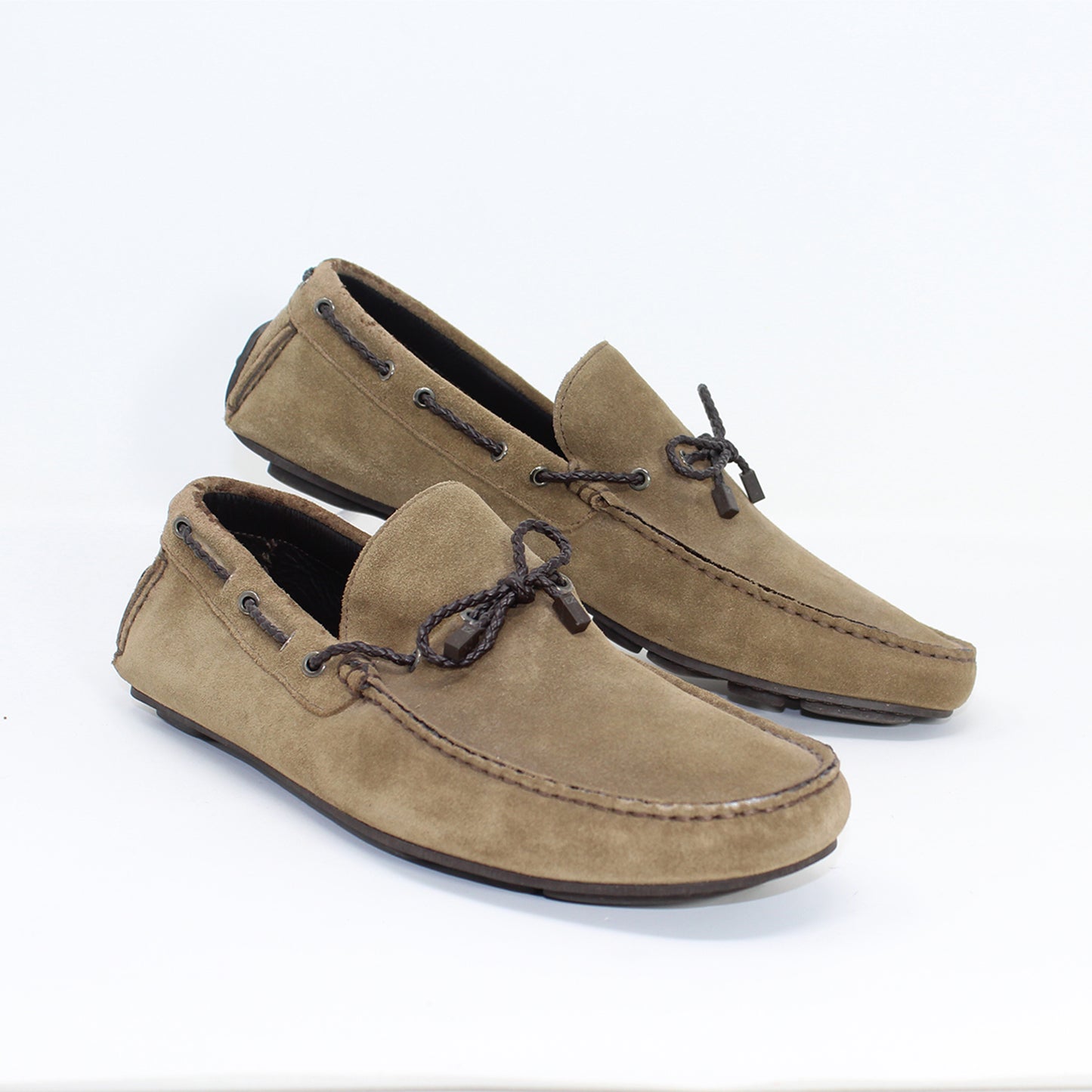 Ermenegildo Zegna Suede Loafers  Talla 9.5