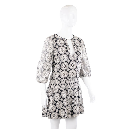 Alice + Olivia Crochet Mini Dress