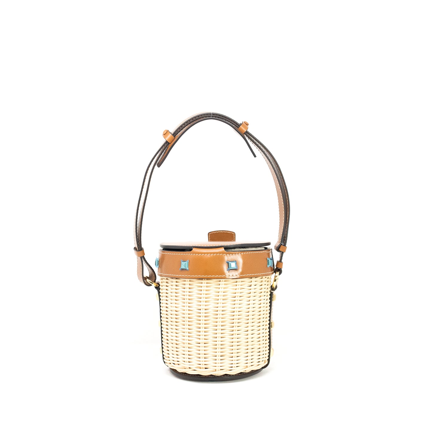 Salvatore Ferragamo Gancini Drawstring Bucket Bag