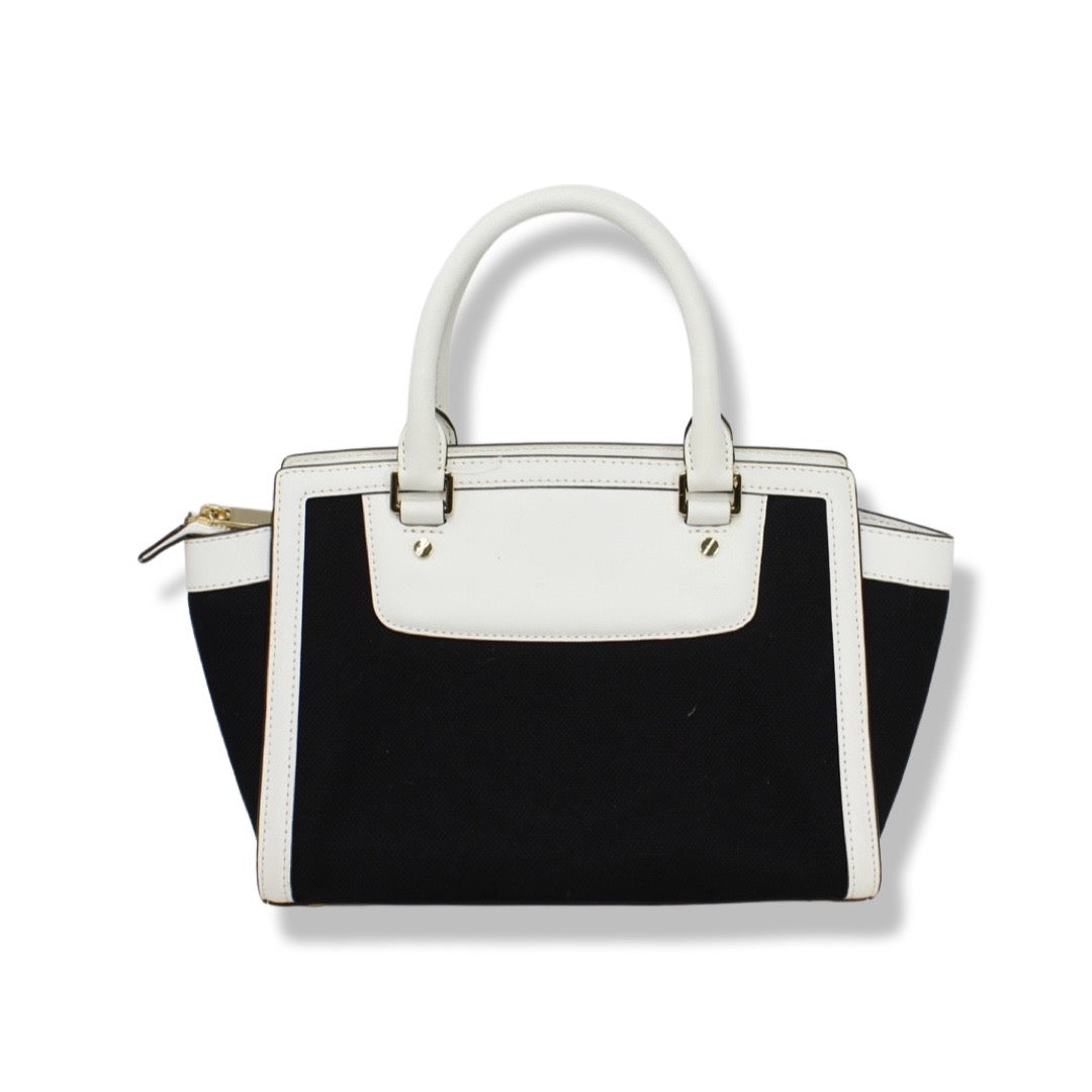 Michael Kors Satchel Bag Black And White