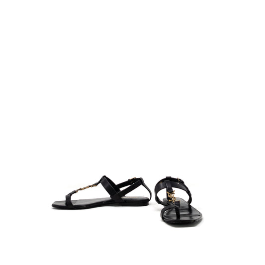 Yves Saint-laurent Cassandra Flat Sandals Talla 35.5