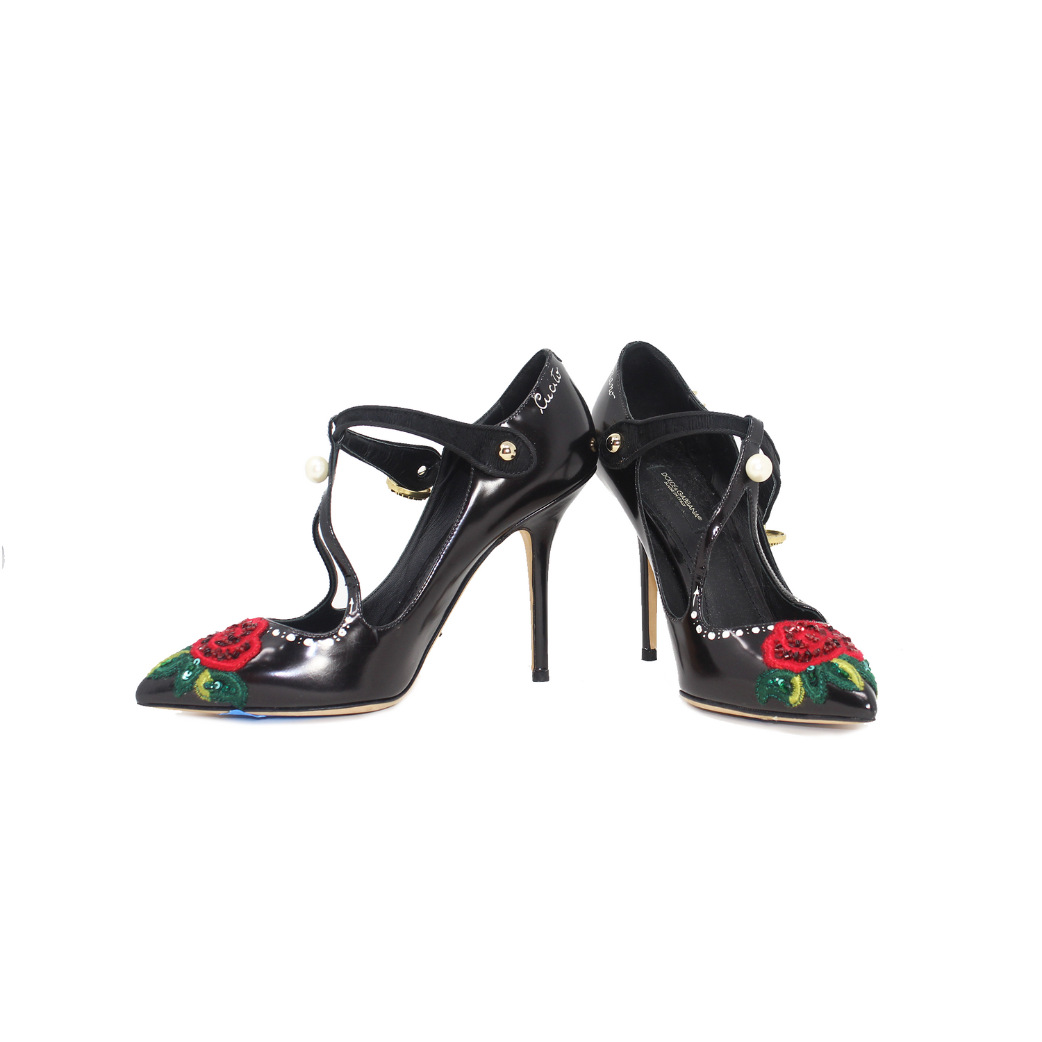 Dolce and 2025 gabbana rose heels